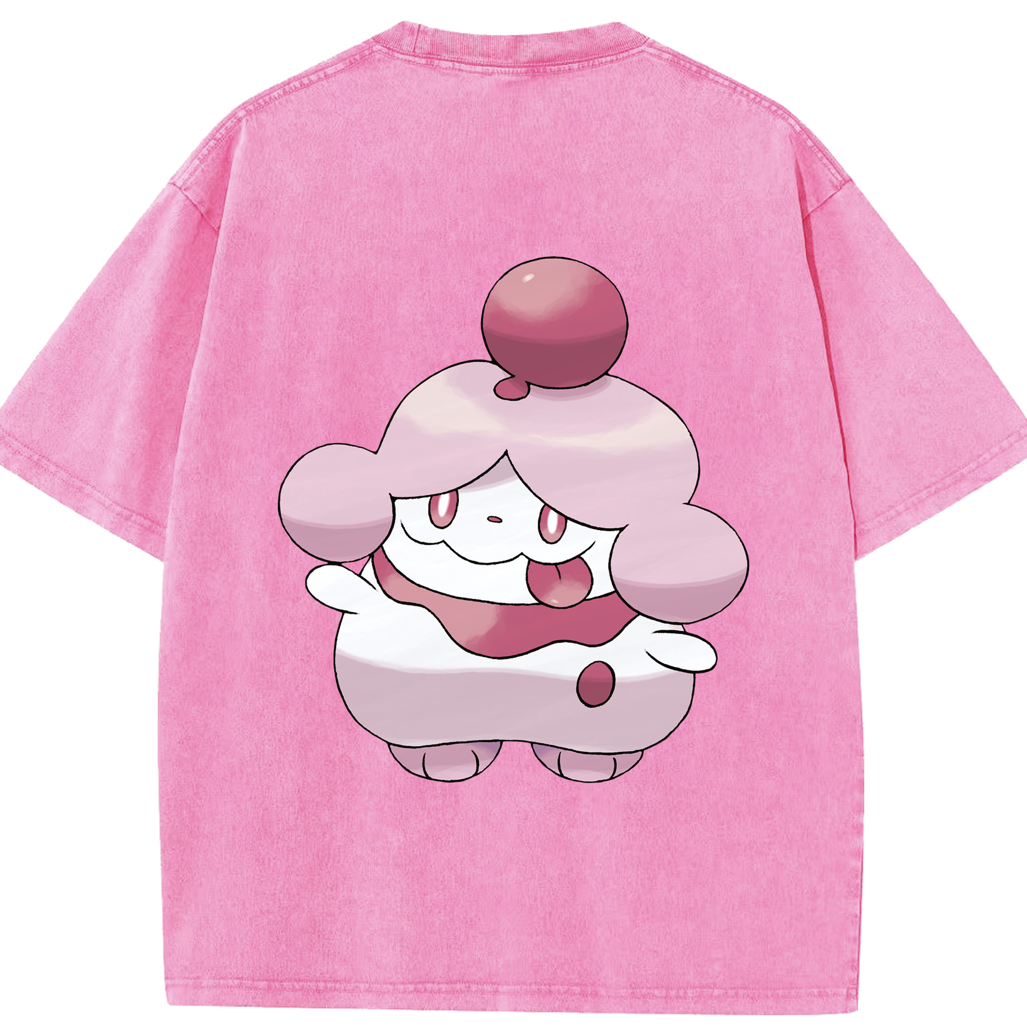（画像用） ポケットモンスター Pokémon 綿100% ヴィンテージ風 半袖Tシャツ（背面プリント）